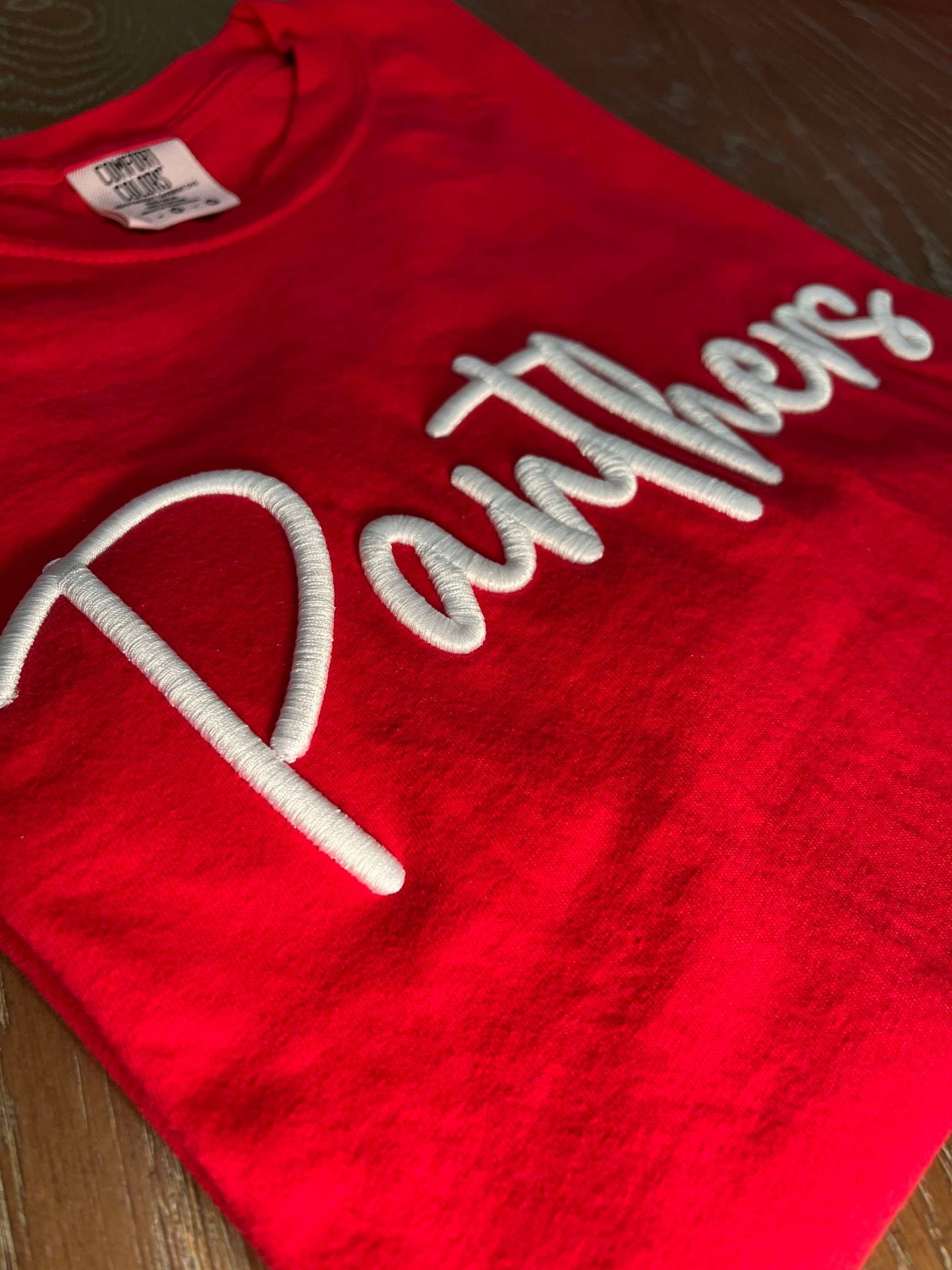3D Embroidered Panthers Shirt
