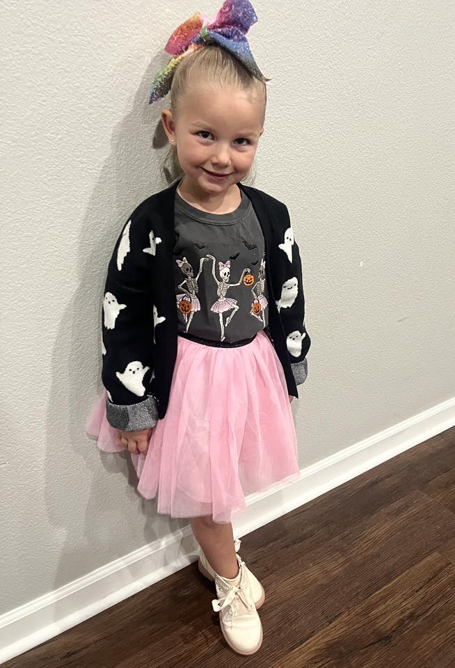 Dancing Skeletons Embroidered Shirt