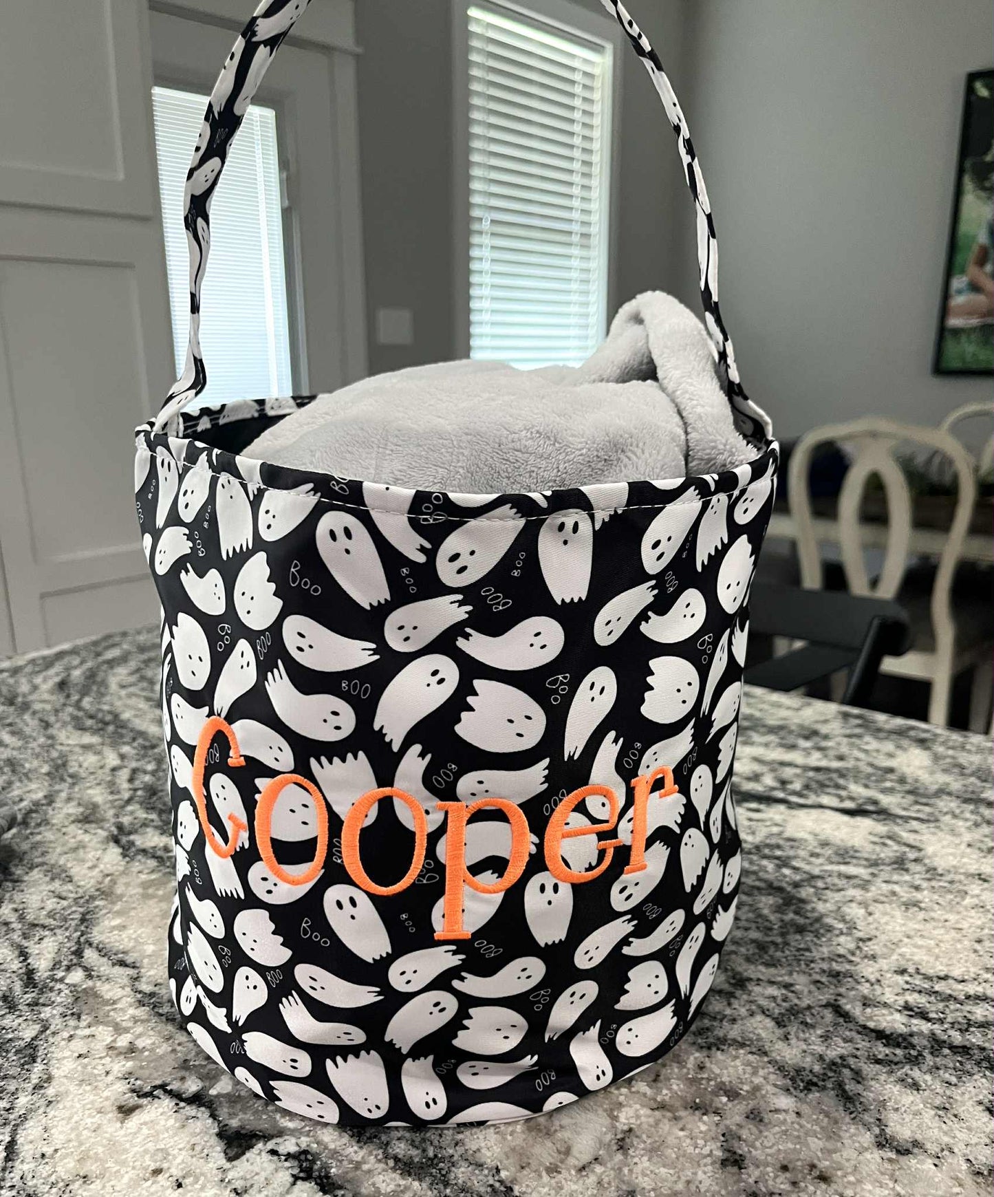 Halloween Embroidered Baskets