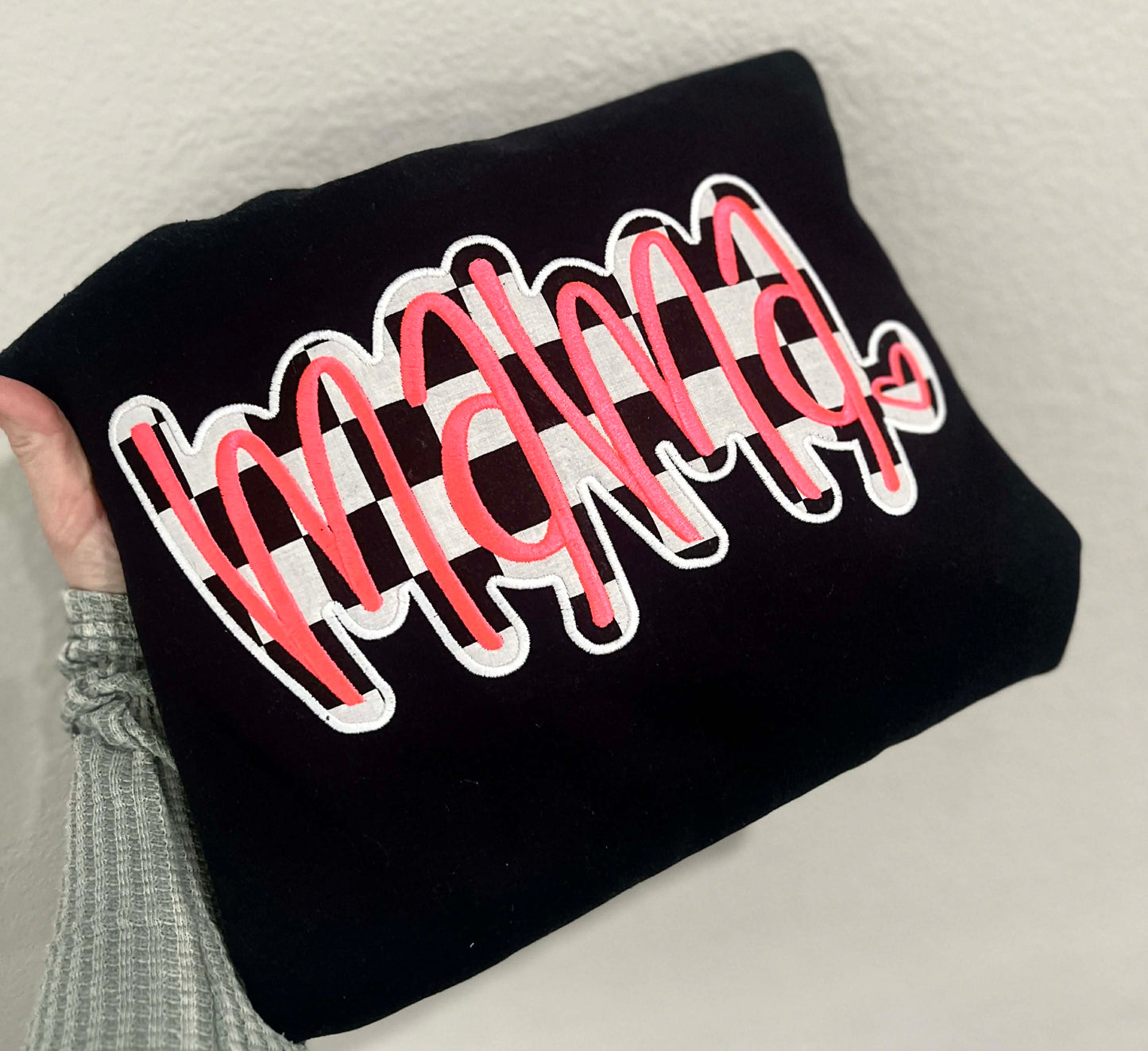 Checkered Mama sweatshirt