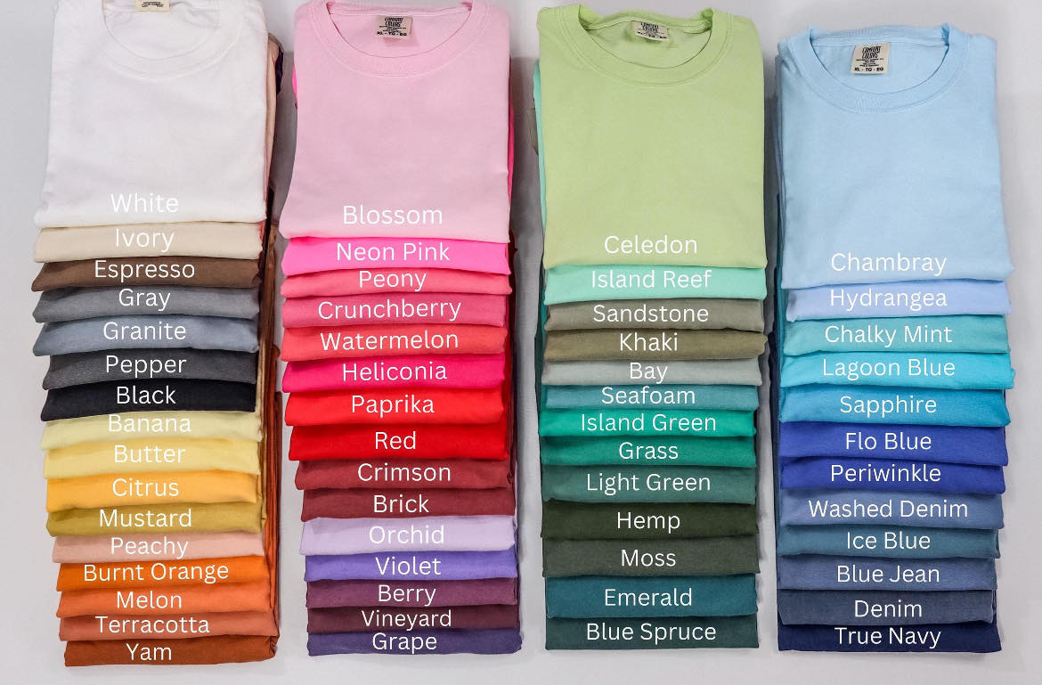 Floral Name Title Embroidered Shirt