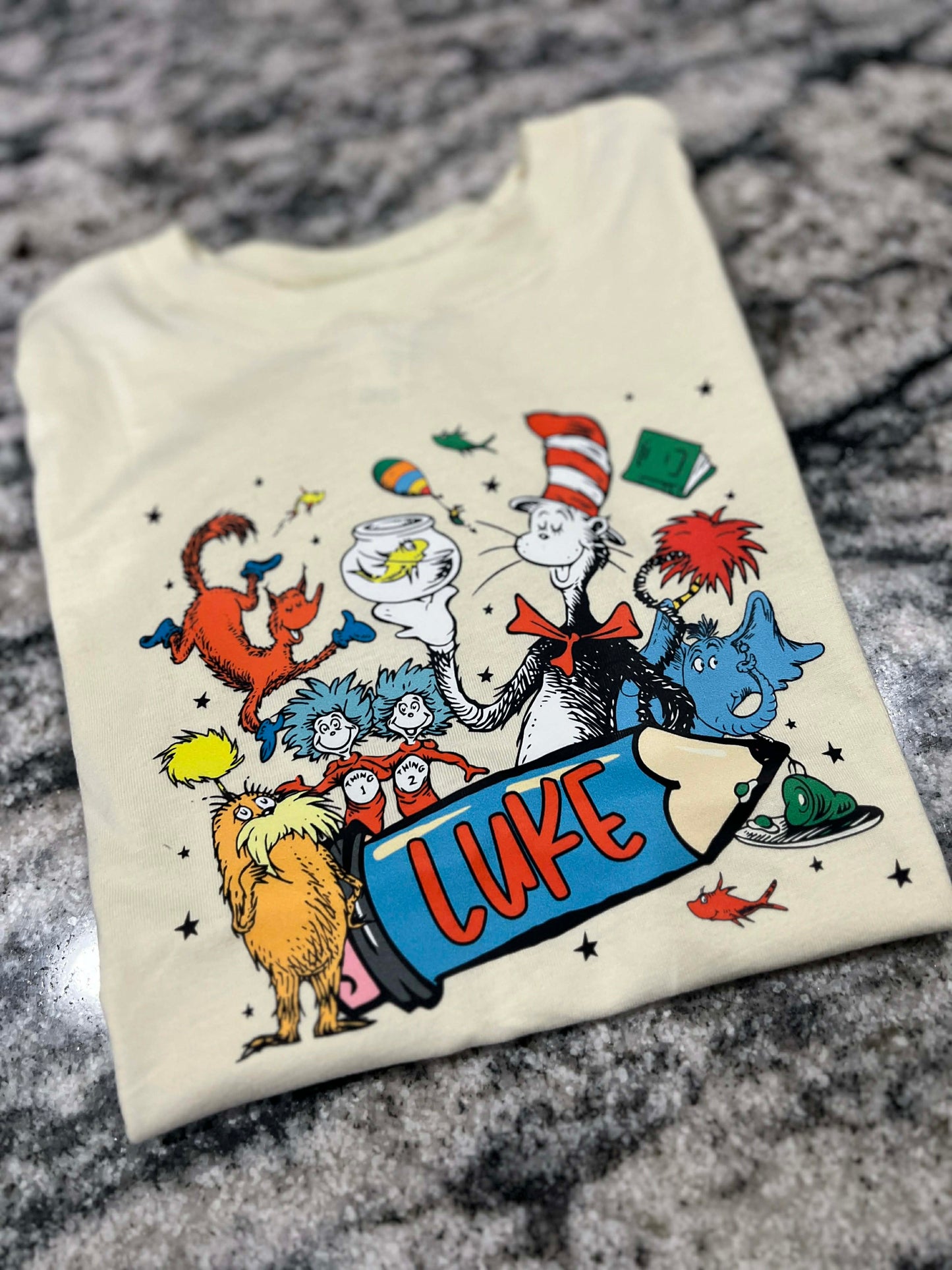 Name Dr Seuss Shirt