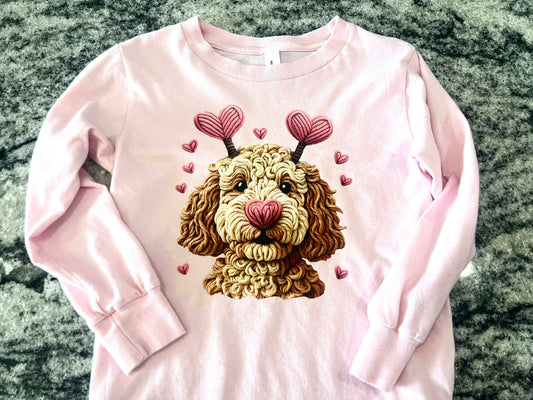 Valentine's Yarn Dog