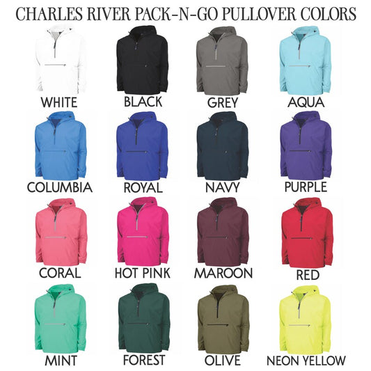 Panthers Charles River Embroidered Pullover